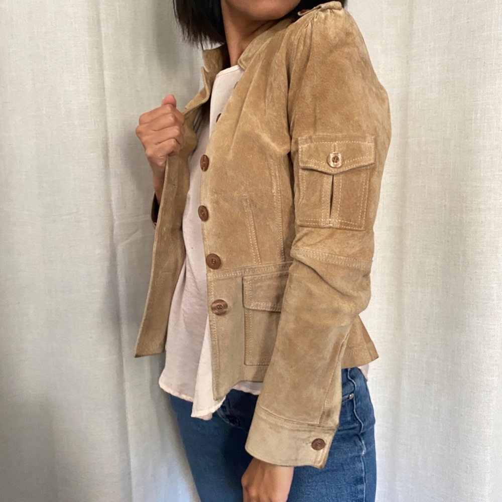 Vintage Bebe Suede Tan Jacket